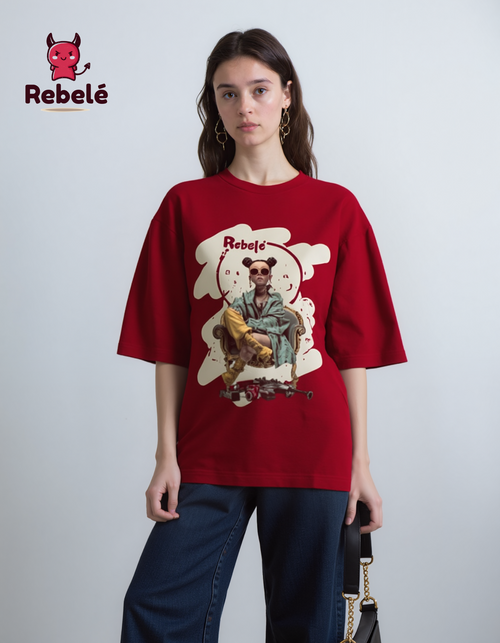 "Urban Throne" Oversized Graphic Tee
